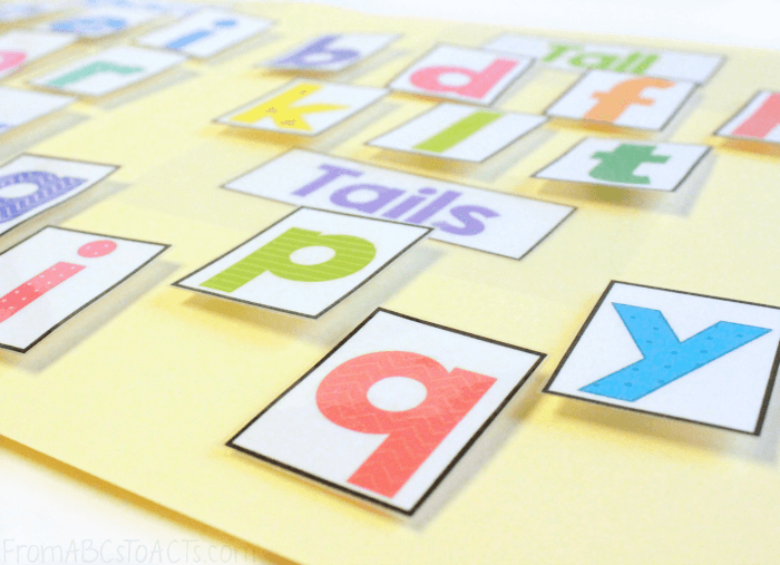 Short Tall and Tail Alphabet Sorting for Kids