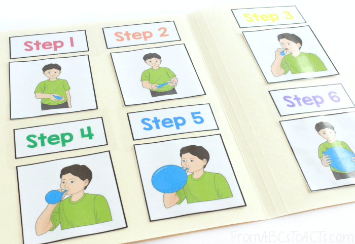 Teaching Kindergartners to Put Steps in Order