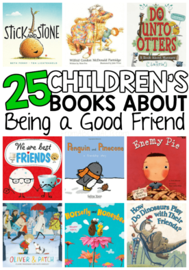 These children's books about friendship are the perfect place to start teaching your little ones what being a good friend looks like and how they can be one themselves! #FromABCsToACTs #friendship