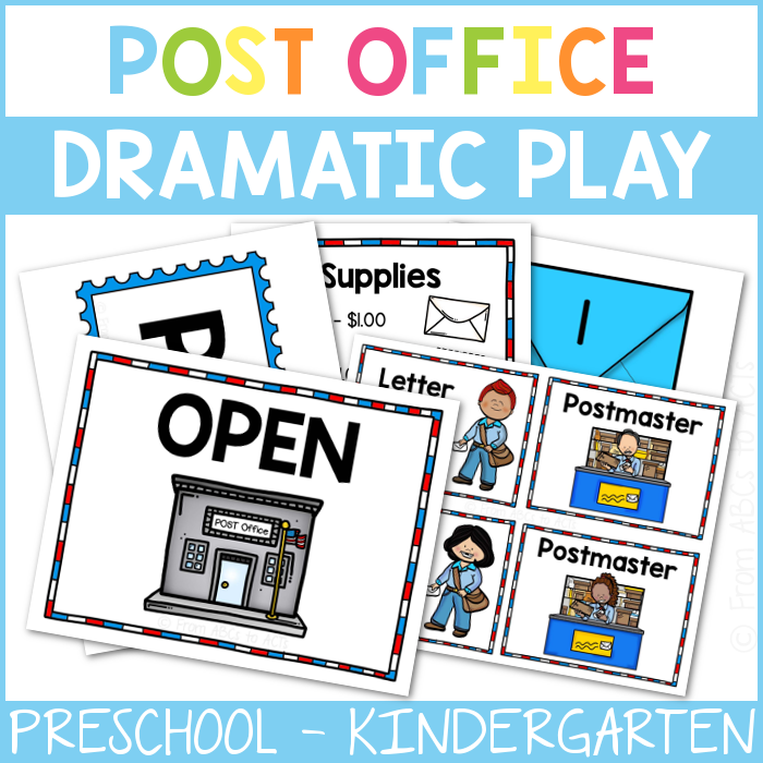 Post Office Dramatic Play Center From ABCs To ACTs