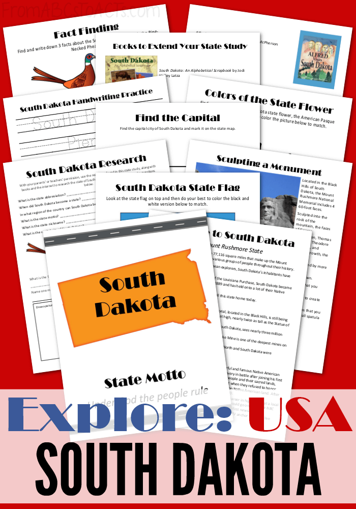 From Mount Rushmore to one of the deepest mines on planet Earth, this South Dakota state study is packed full of fun facts and information that your kids are going to love!