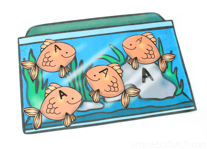 Letter Sorting Fish