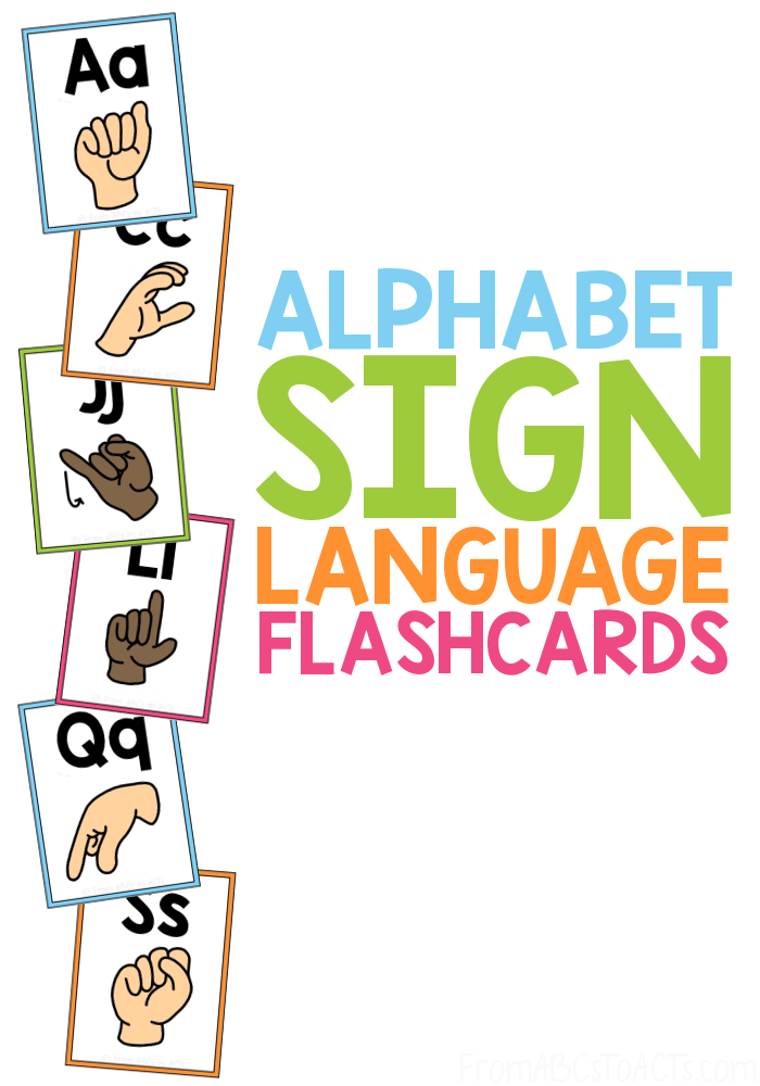 Asl Alphabet Flashcards Printable / ASL Alphabet Flashcards Flash Cards