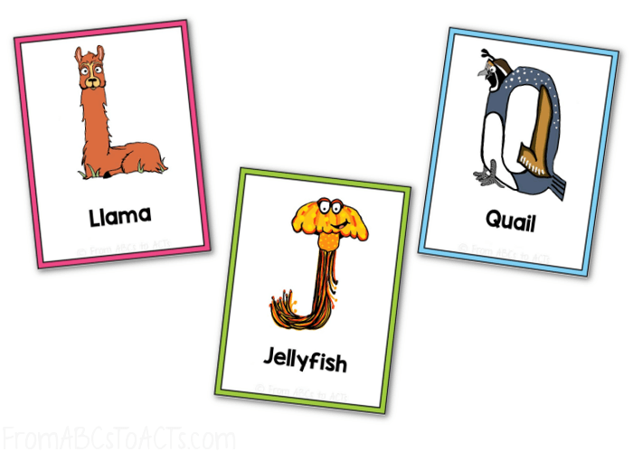 Animal Alphabet Flashcards - From ABCs to ACTs