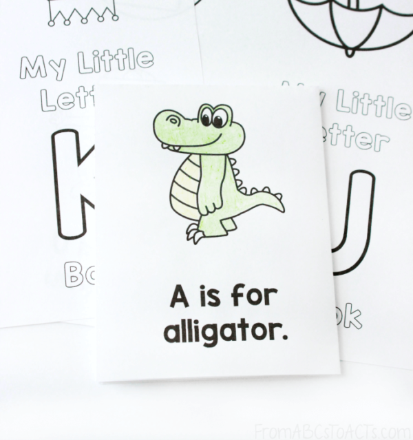 Foldable Alphabet Books - From ABCs to ACTs
