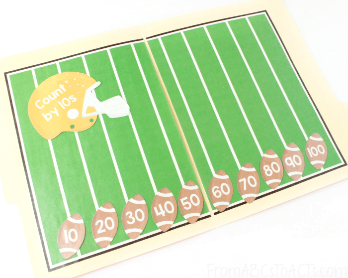 Football Skip Counting Practice Game