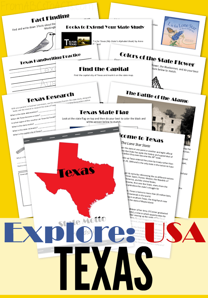 They say that everything is bigger in Texas and we're about to learn just how true that is with this Explore: USA state study! #FromABCsToACTs