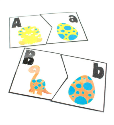 Dinosaur Letter Matching Puzzles