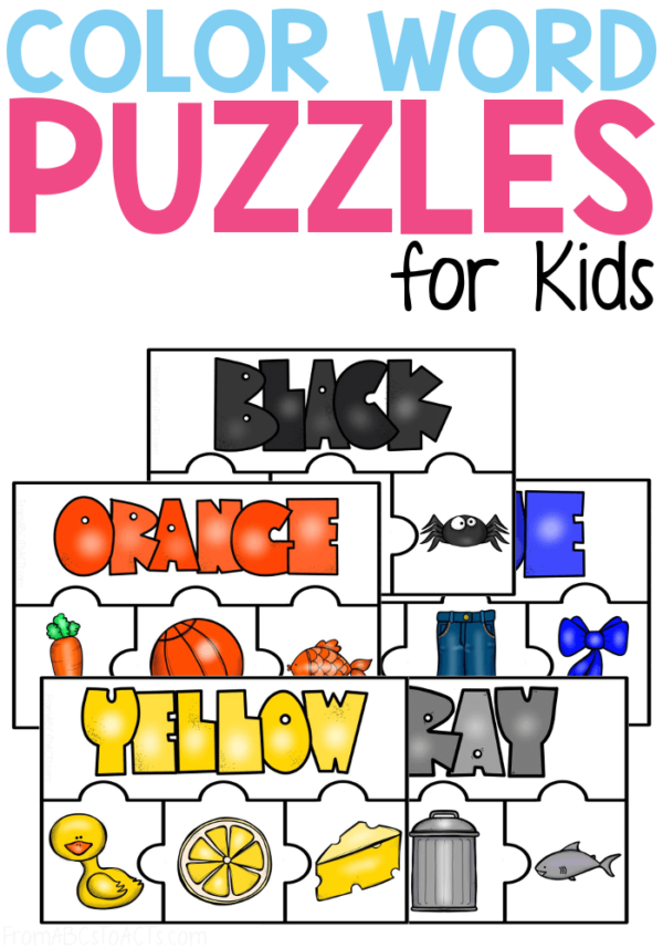 Printable Color Puzzles - From ABCs to ACTs