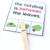 Spring Ladybug Math Clip Cards