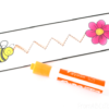 Bee Tracing Strips for Preschoolers