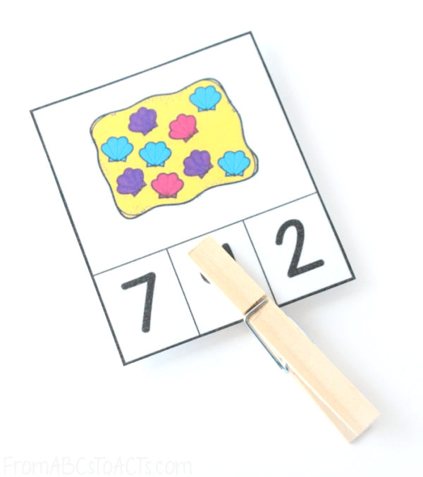Math Clip Cards for Summer