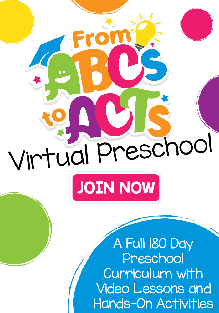 From ABCs to ACTs Virtual Preschool - A Full 180 Day Preschool Curriculum with Video Lessons and Hands-On Activities