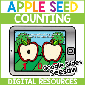 Digital Apple Seed Counting - Google Slides | Seesaw
