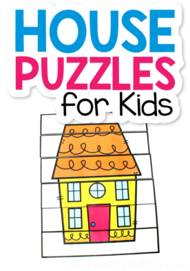 Crazy House Puzzles for Preschoolers