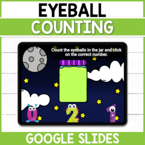 Work on those counting skills this Halloween with this digital Google Slides activity! Perfect for early finishers in the classroom and those distance learning at home!