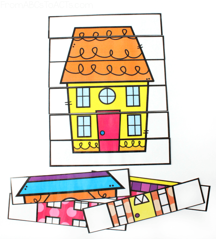 My Home Puzzles for Preschoolers