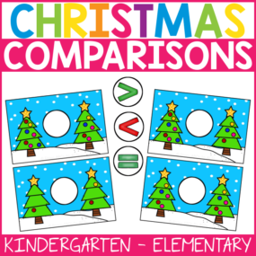 Christmas Comparisons with Ornaments