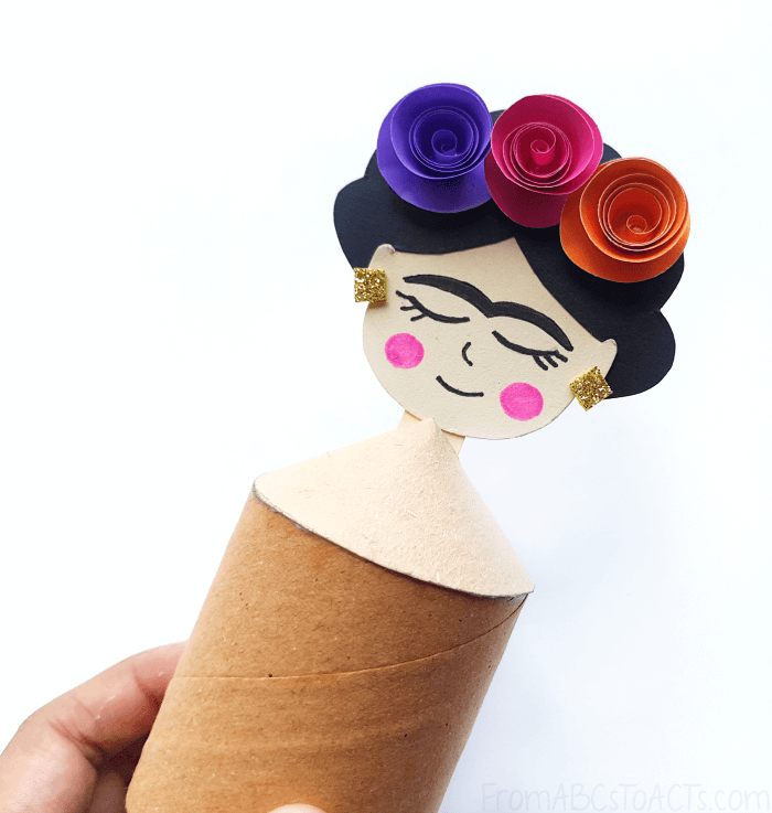 Frida Kahlo Craft Step 7