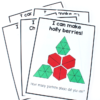 Holiday Pattern Block Mats for Kids