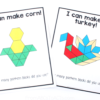 Thanksgiving Holiday Pattern Block Picture Mats