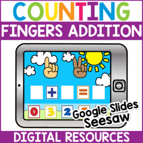 Counting Fingers Addition to 10 Digital 1