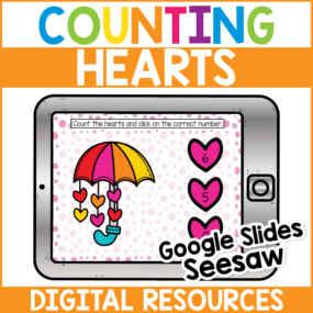 Digital Counting Hearts - Google Slides | Seesaw