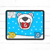 Feed the Polar Bear Digital Activity Uppercase Letters
