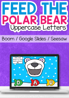 Feed the Polar Bear Uppercase Alphabet