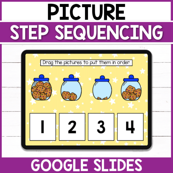 Work on sequencing steps with this fun digital Google Slides activity! Perfect for early finishers in the classroom or those distance learning at home!