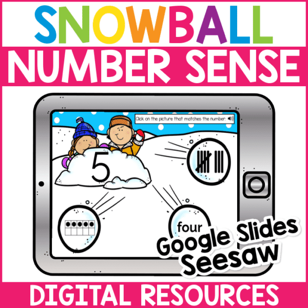 Snowball Number Sense Digital Resources 1