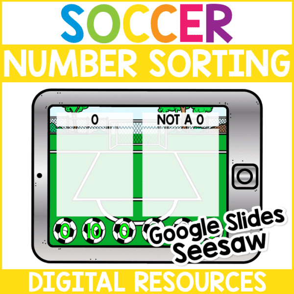 Soccer Number Sorting Digital 1