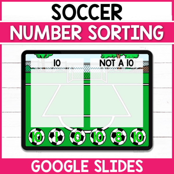 Work on sorting numbers with your sports obsessed kiddos with this digital Google Slides activity! Perfect for early finishers in the classroom or for those distance learning at home!
