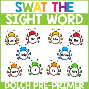 Swat the Sight Word Pre Primer