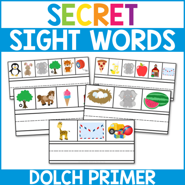 Secret Sight Words Dolch Primer
