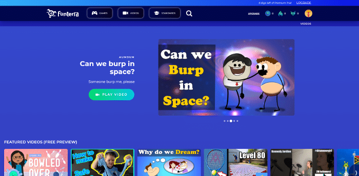 Explore Educational Games and Videos with Funterra
