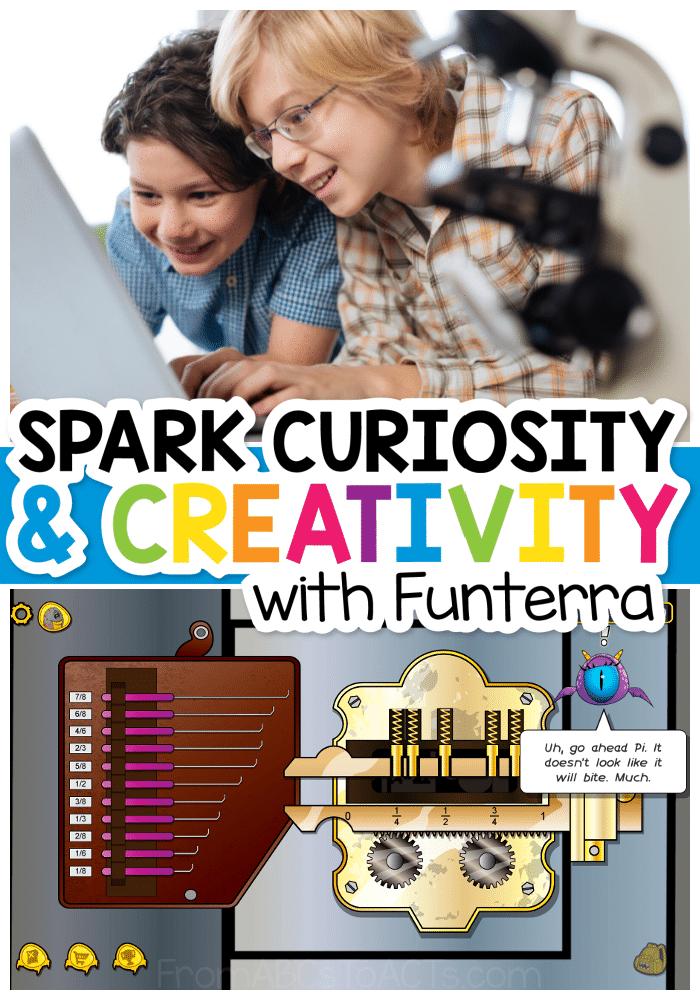 Looking for a way to spark curiosity and creativity in your students without breaking the bank?  Funterra is a fantastic educational website that uses game-based learning and attention grabbing videos to engage students of all ages and make learning fun!  #FromABCsToACTs