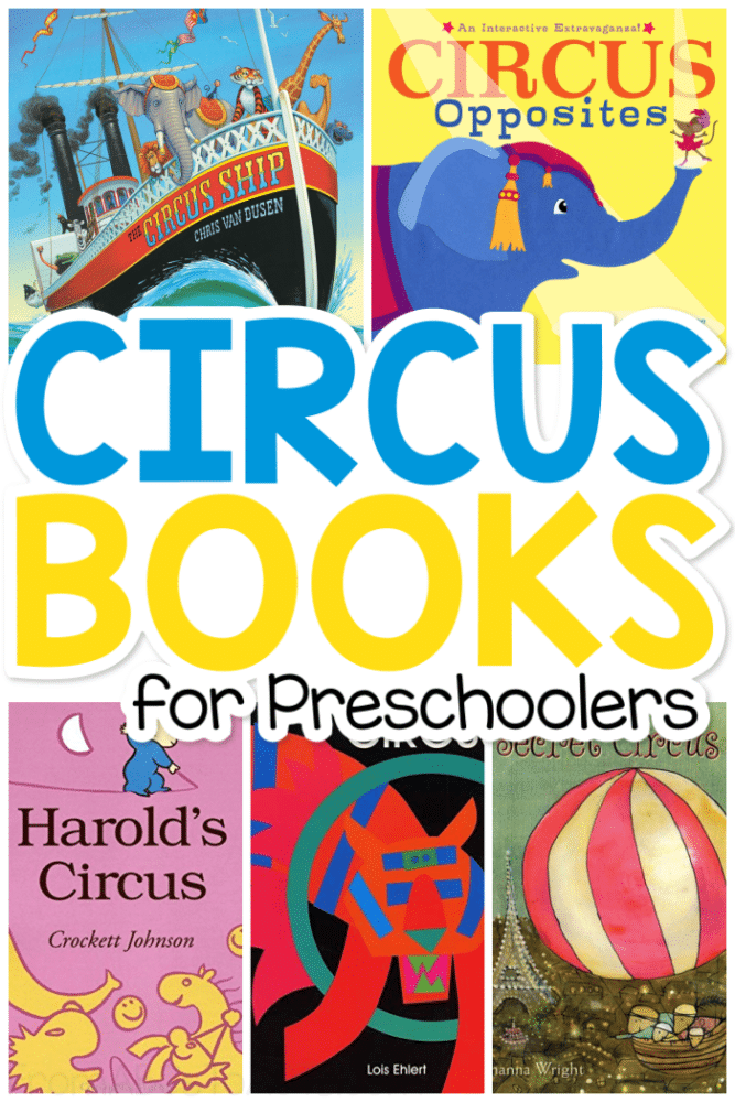 Step right up and join the fun!  These circus books for preschoolers are bright, colorful, full of fun, and perfect for your next circus theme!