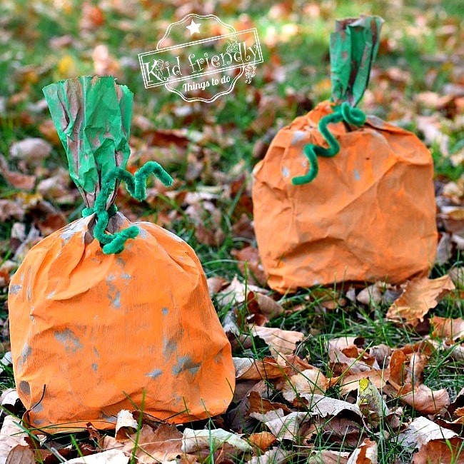 Paper Bag Pumpkins