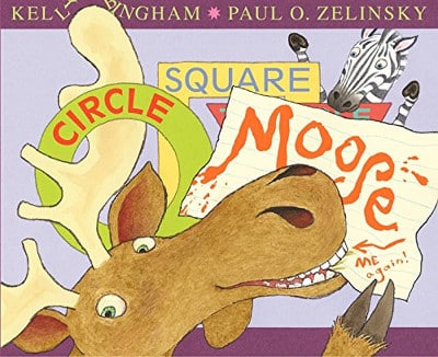 Circle Square Moose by Kelly Bingham