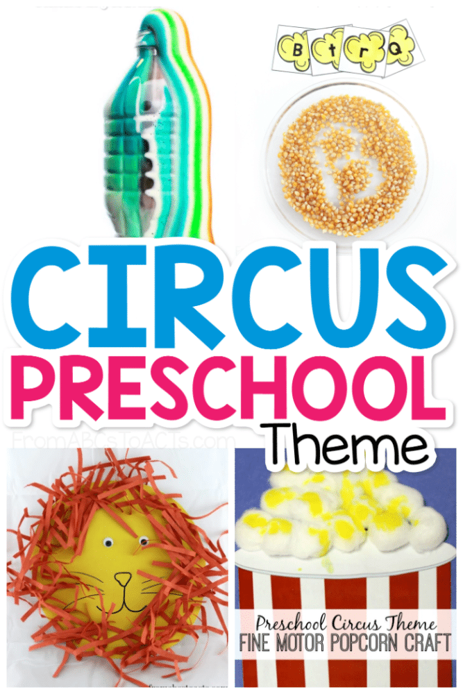 Step right up and join the fun!  We've got plenty of fun ideas for your next circus preschool theme!