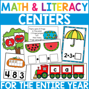 Math and Literacy Centers for the Year 2023