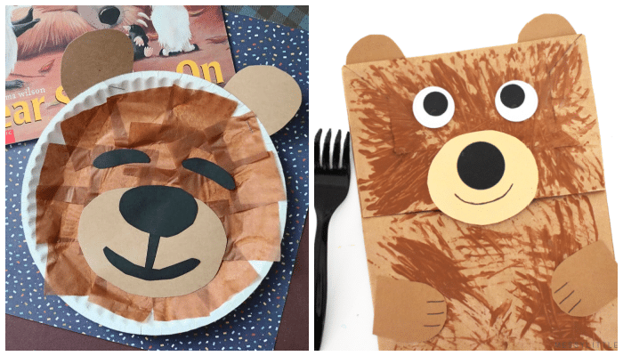 Bear Crafts for Kids Collage 1