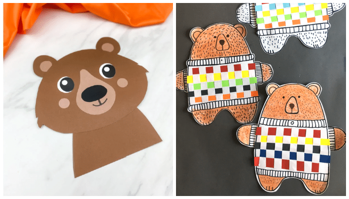 Bear Crafts for Kids Collage 2