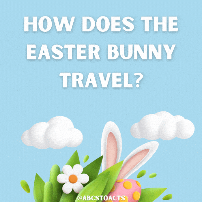 How does the Easter Bunny travel