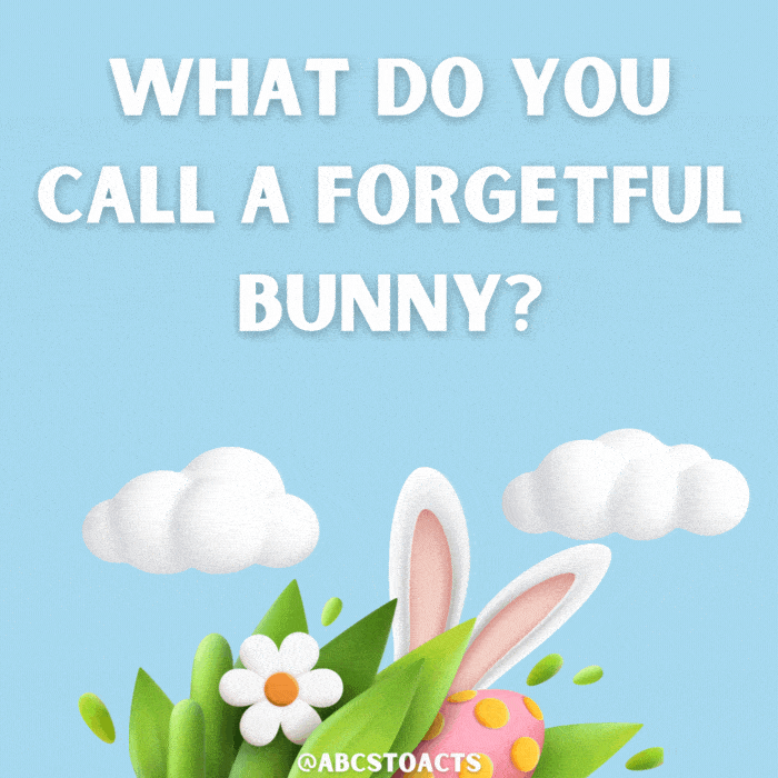 What do you call a forgetful bunny