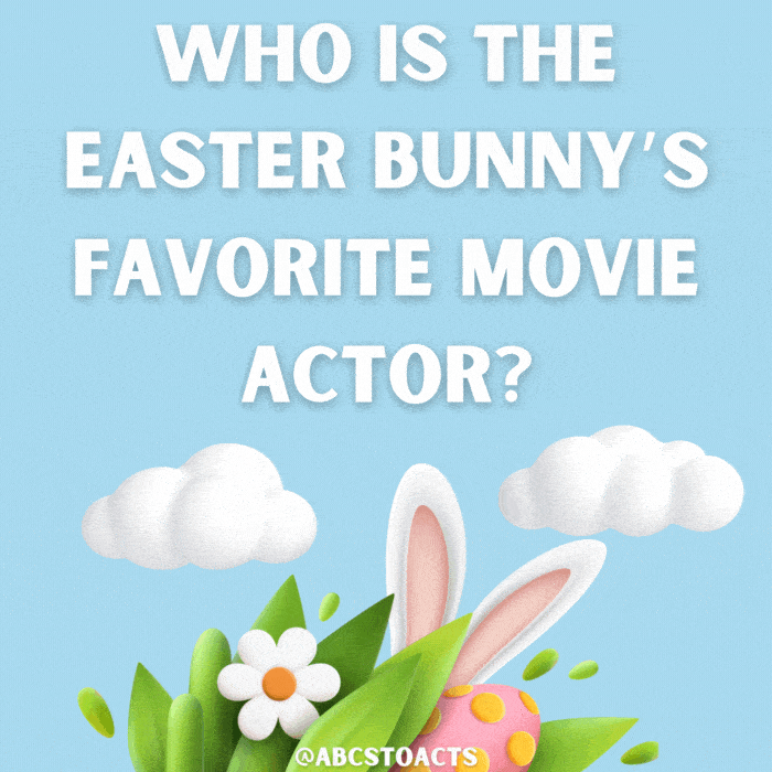 Who is the Easter Bunny's favorite movie actor