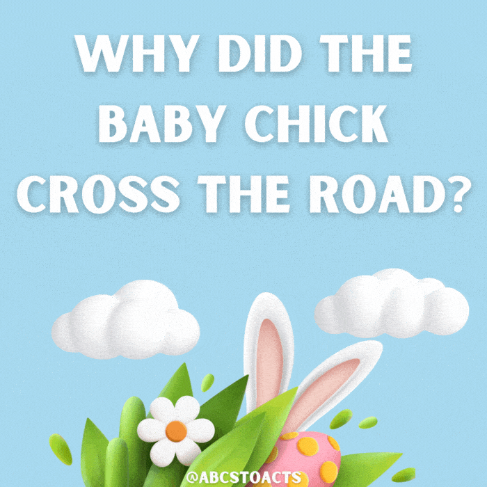 Why did the baby chick cross the road